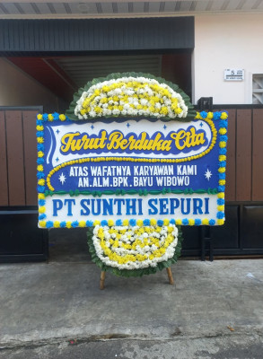 Papan Bunga Duka di Mempawah